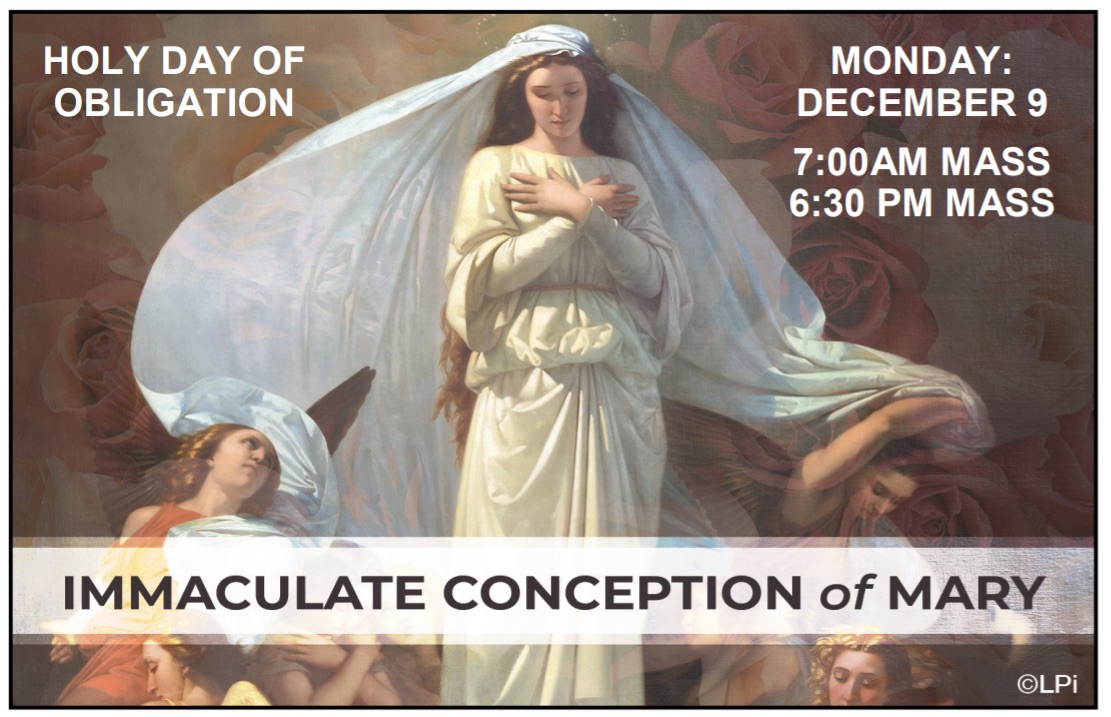 12/9 Holy Day – ST. BARNABAS CHURCH